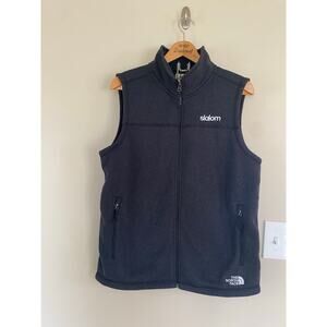 The Notth Face sweater vest fleece men’s dark gray size  Large